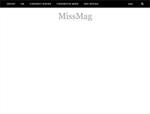 Tablet Screenshot of missmag.nl